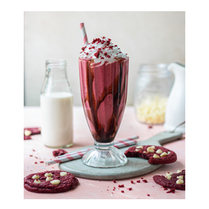 Red velvet cake shake
